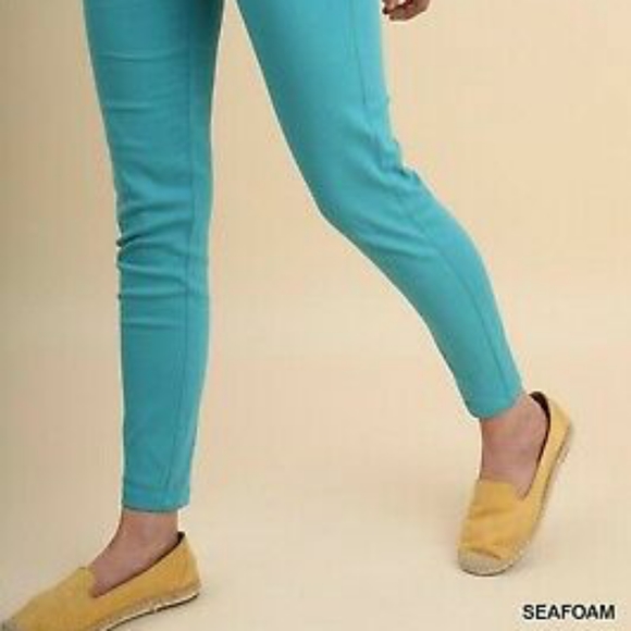 Umgee Seafoam Green Summer Pants - Picture 5 of 8